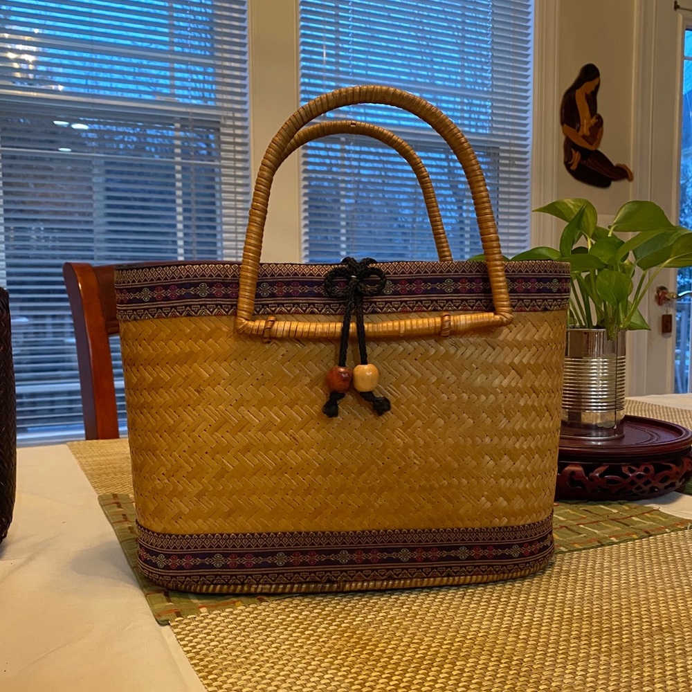 HandMade Bamboo Purse from Lao